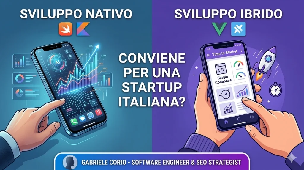 Conviene sviluppare un'app nativa o ibrida per una startup italiana?