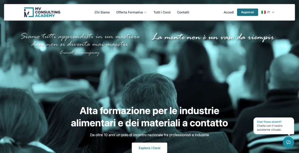 MVAcademy - eLearning Platform con Automazione dei Flussi di Vendita e Delivery